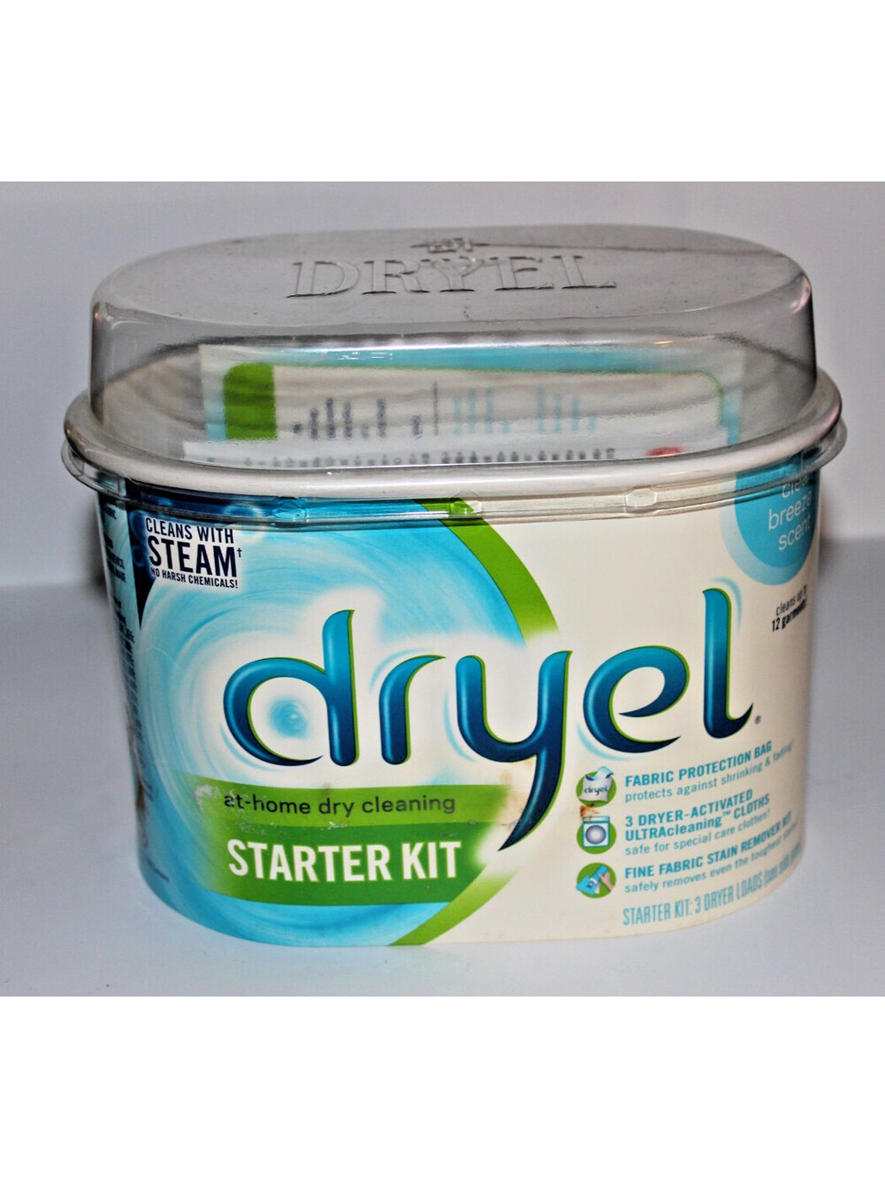 Original 2008 Dryel At Home Dry Cleaner Starter Kit Complete Open Box Unused
